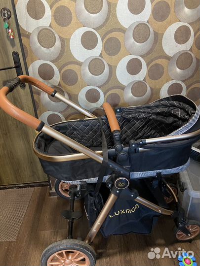 Коляска 2 в 1 luxmom v9