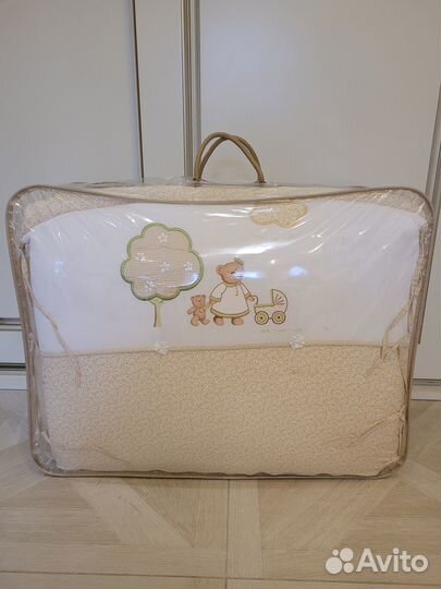 Постельное белье в детскую кроватку Сонный Гномик