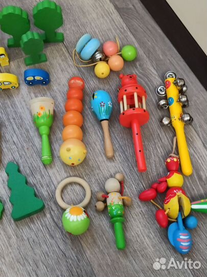 Развивающие деревянные игрушки