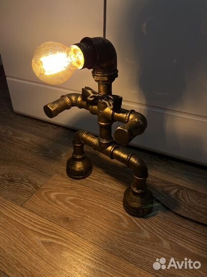 Лампа настольная ручная работа