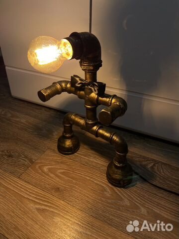 Лампа настольная ручная работа