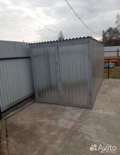 Гараж металлический хозблок