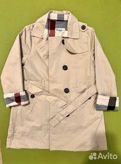 Плащ тренч детский