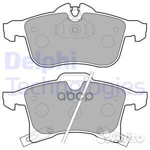 Колодки тормозные дисковые перед LP1861 Delphi