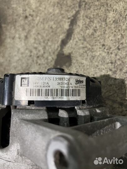 Генератор 13588324 на antara и captiva