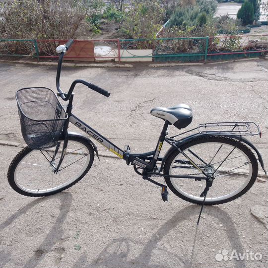 Велосипед подростковый 24 дамская рама. Складной
