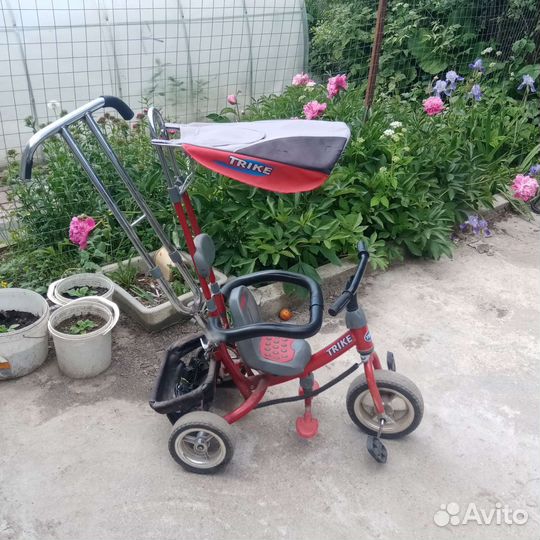 Детский трехколесный велосипед бу