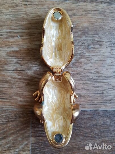 Декоративная шкатулка-лягушка