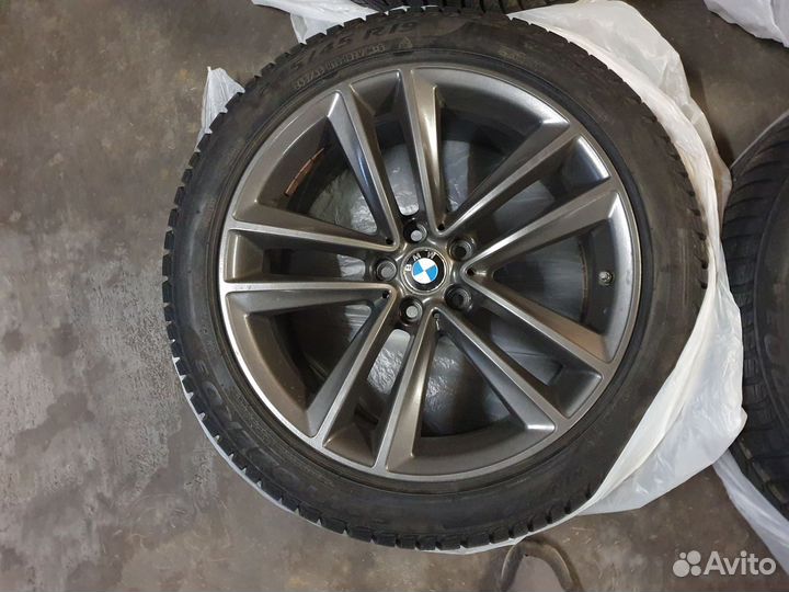 Диски BMW 647M стиль с резиной Pirelli Sottozero3