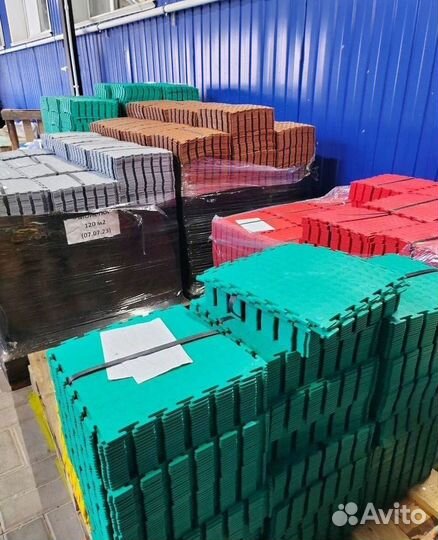 Модульная плитка пвх для гаража