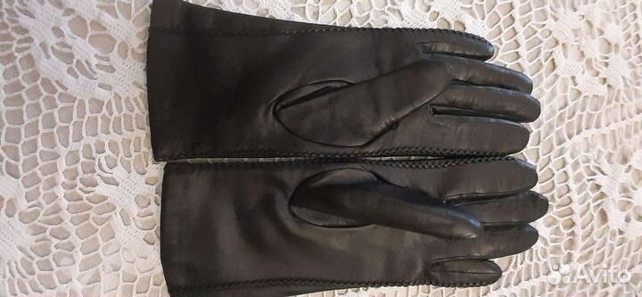 Перчатки кожаные,женские. Италия