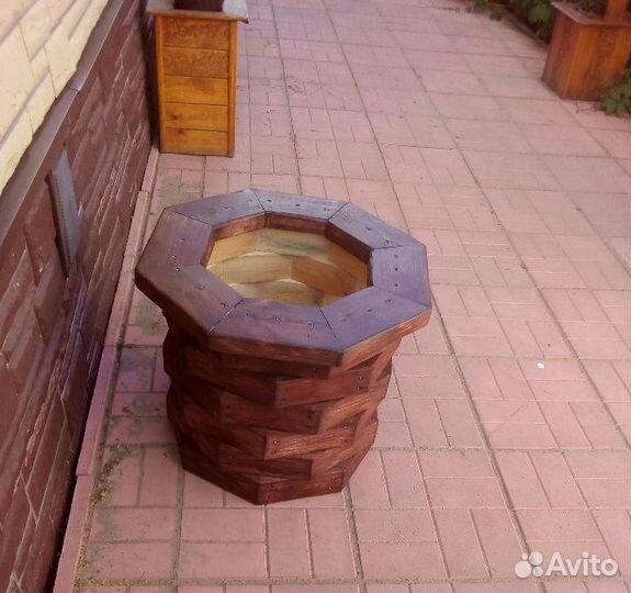 Вазон Деревянный