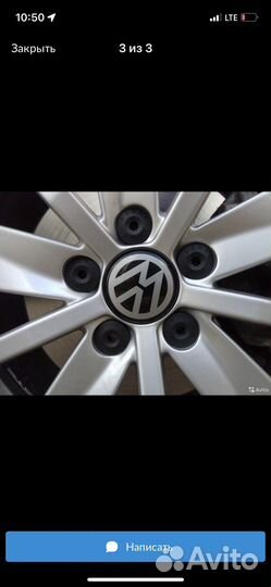 Колпачки на колесные болты VAG