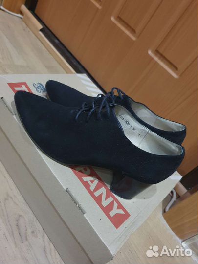 Туфли замшевые