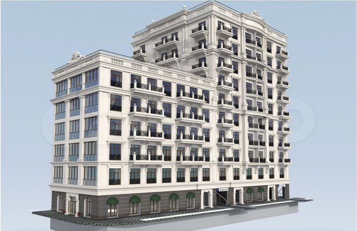 Своб. планировка, 280 м², 5/8 эт.
