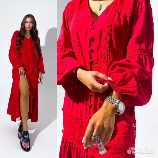 Платье хлопок