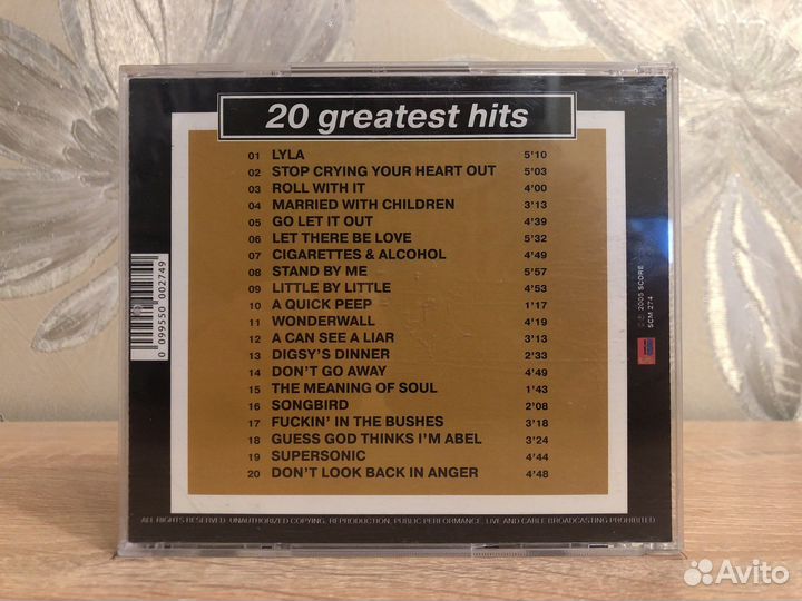 CD Oasis – 20 Greatest Hits
