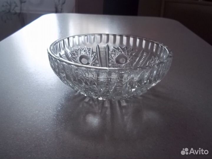 Салатник хрустальный СССР
