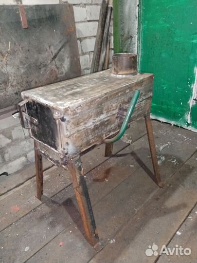 Печка буржуйка в гараж