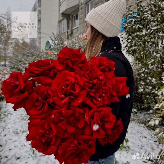 Букет пионовидные розы с доставкой