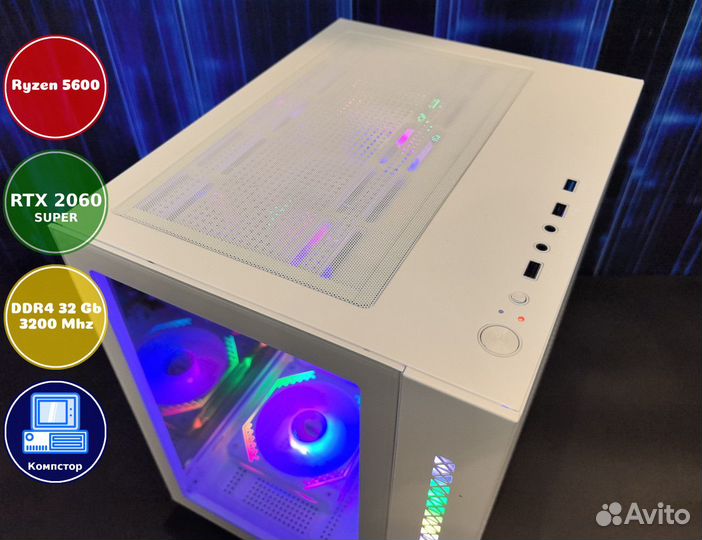 Сборки игровых пк AMD5600-RTX2060SUP-32DDR4-TMJ162479308-A520