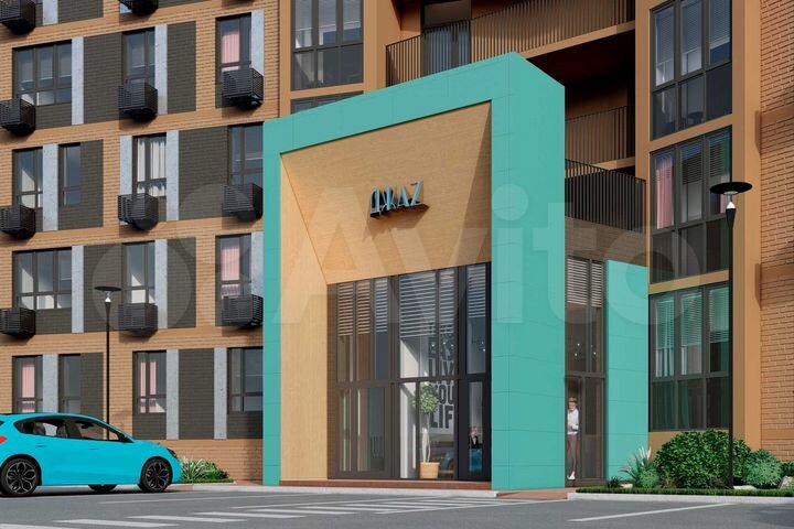 2-к. квартира, 57,9 м², 6/16 эт.