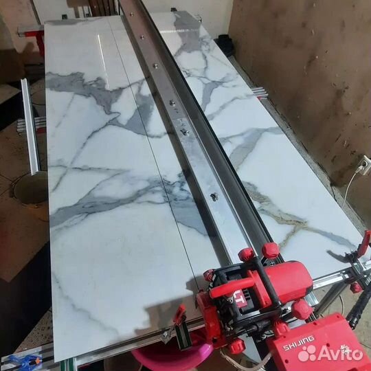 Резка керамогранита и монтаж крупноформатного