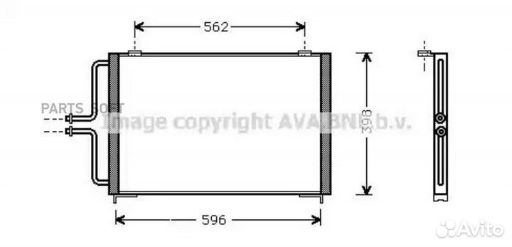 AVA RT5236 Радиатор кондиционера