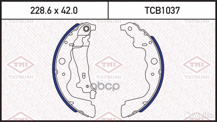 Колодки тормозные барабанные renault Duster/Kan