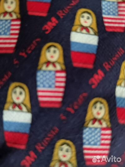 Продам раритетный галстук российско-американской