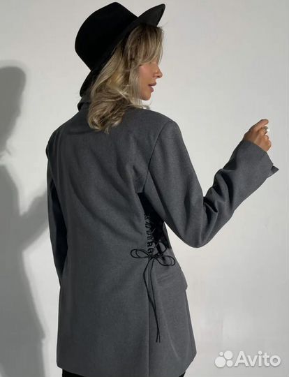 Жакет удлиненный оверсайз