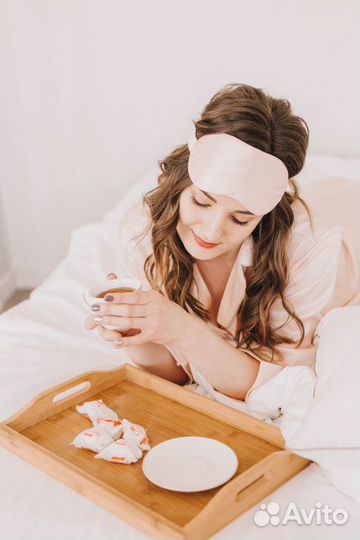 Маска для сна из натурального шёлка