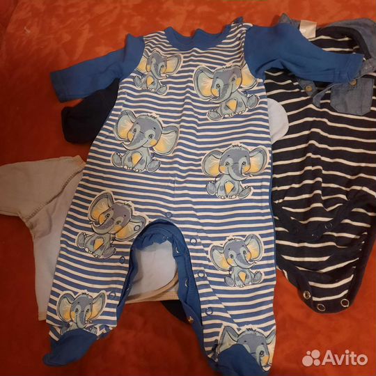 Вещи пакетом на мальчика 0-6