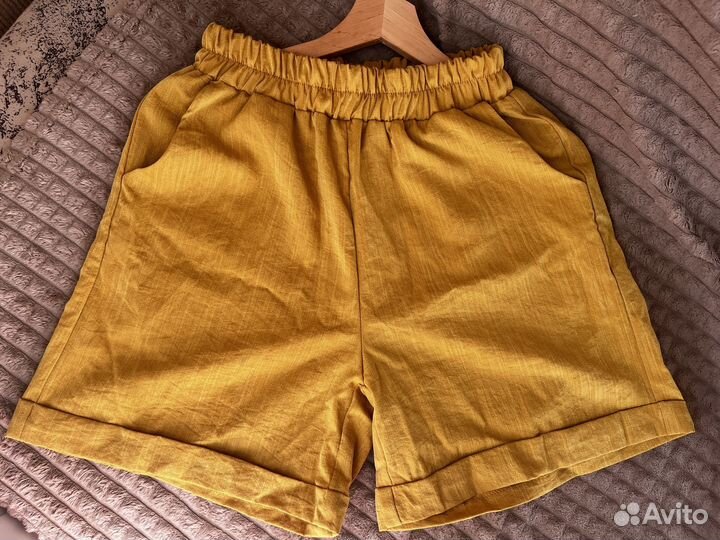 Шорты новые женские лен 40 42 44 46