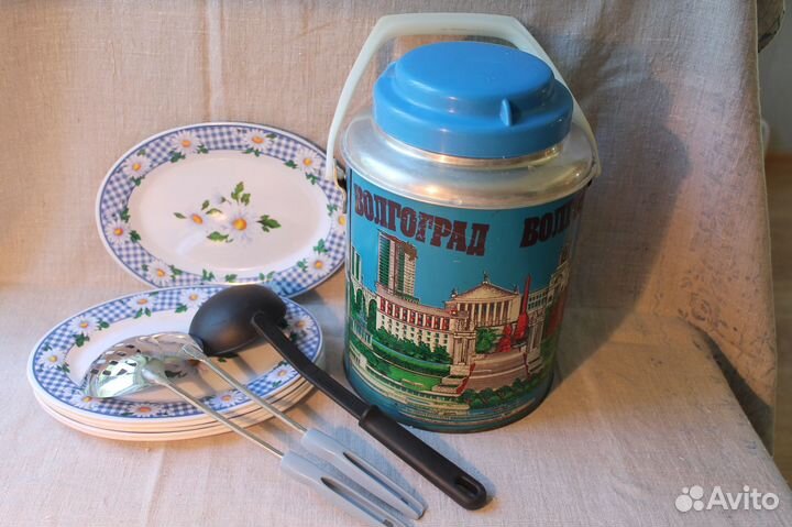 Термос 3,5 литра, набор туристический