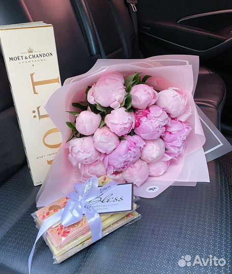 Пионы букет сочи