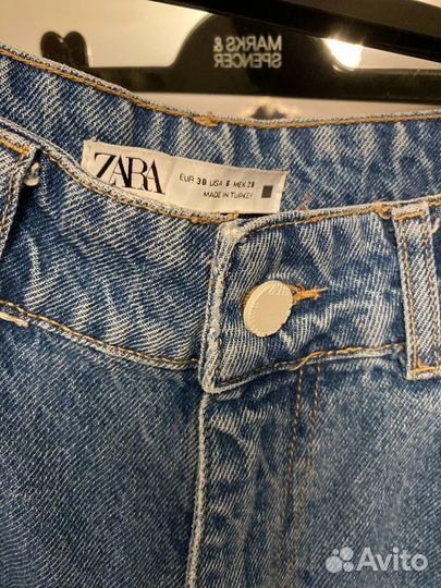 Джинсы Zara женские 38 размер широкие