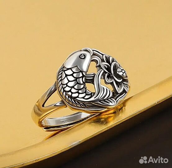 Серебряное кольцо Lucky Fish