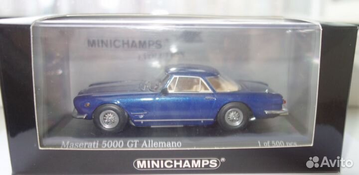 Мазерати Maserati 5000 GT Allemano Minichamps 1/43