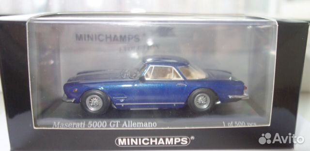 Мазерати Maserati 5000 GT Allemano Minichamps 1/43