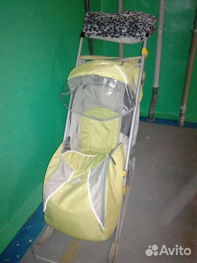 Коляска санки