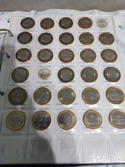 Монеты биметал и гальваника 10