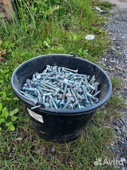 Шурупы с шестигранной головкой DIN571 10х70