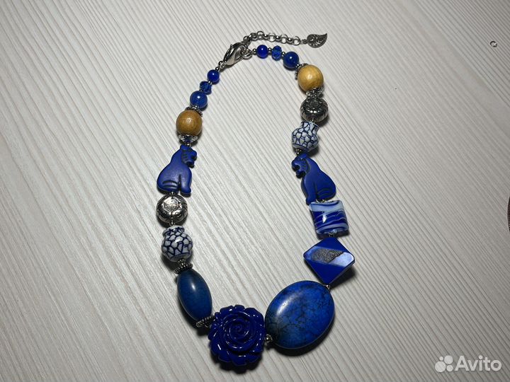 Колье из натуральных камней