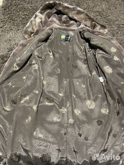 Шуба из стриженного бобра