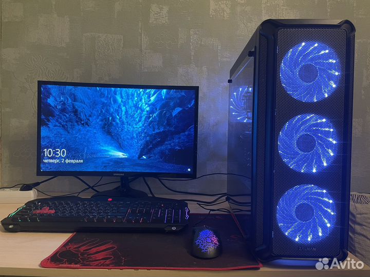 Игровой пк gtx1660,12ядер