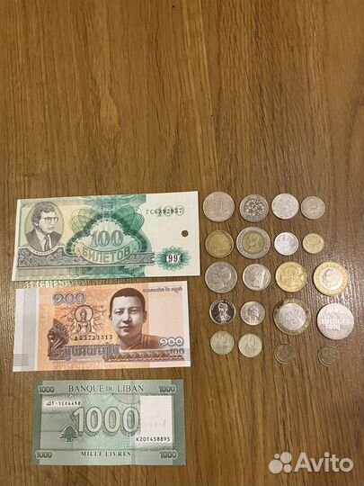 Монеты и банкноты разных стран