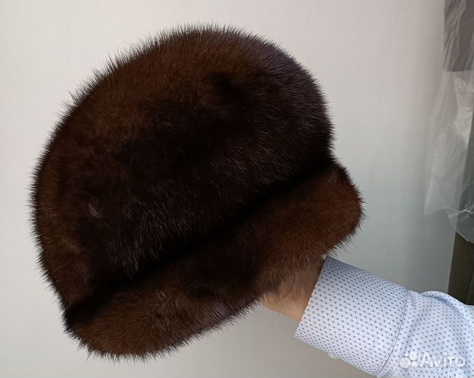 Шапка норковая женская