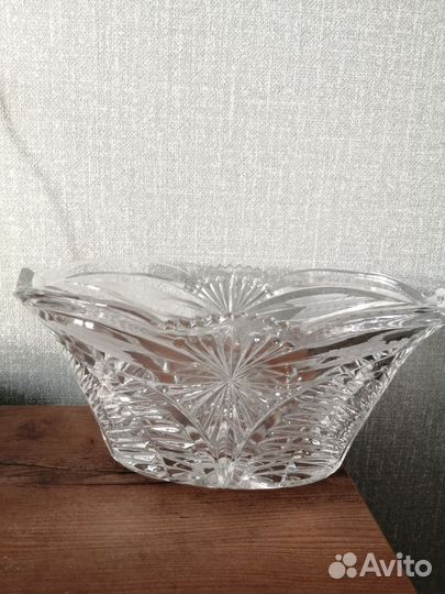 Хрустальная ваза, салатник, конфетница