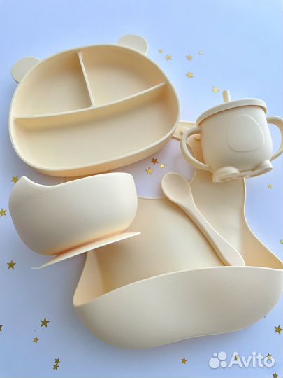 Детская посуда для кормления силиконовая